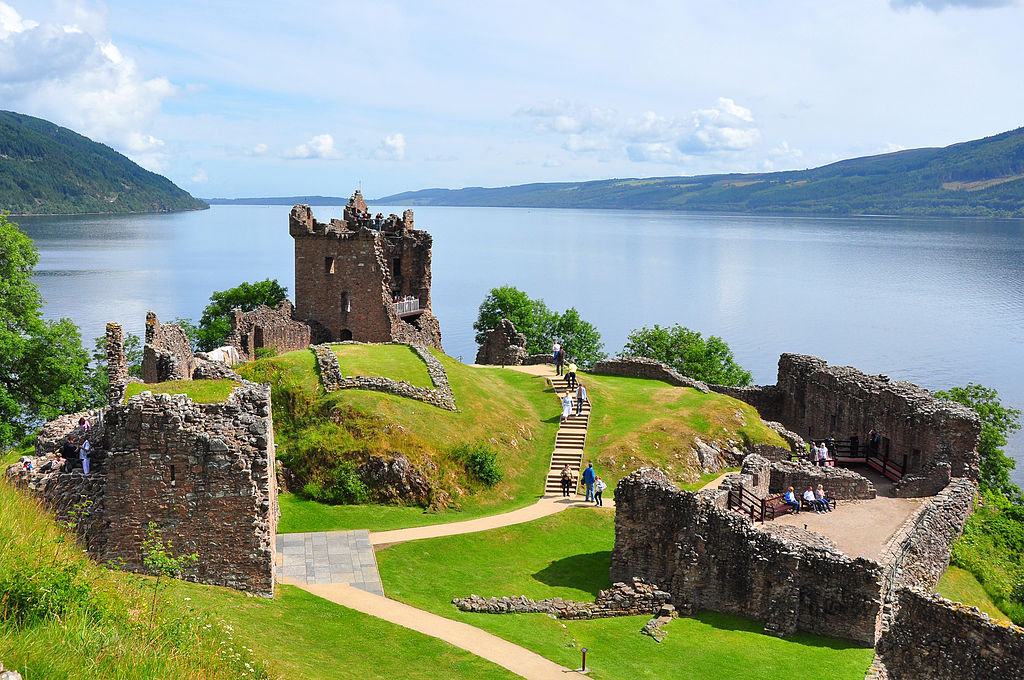 Urquhart Castle, Beside Loch Ness, Highlands of Scotland